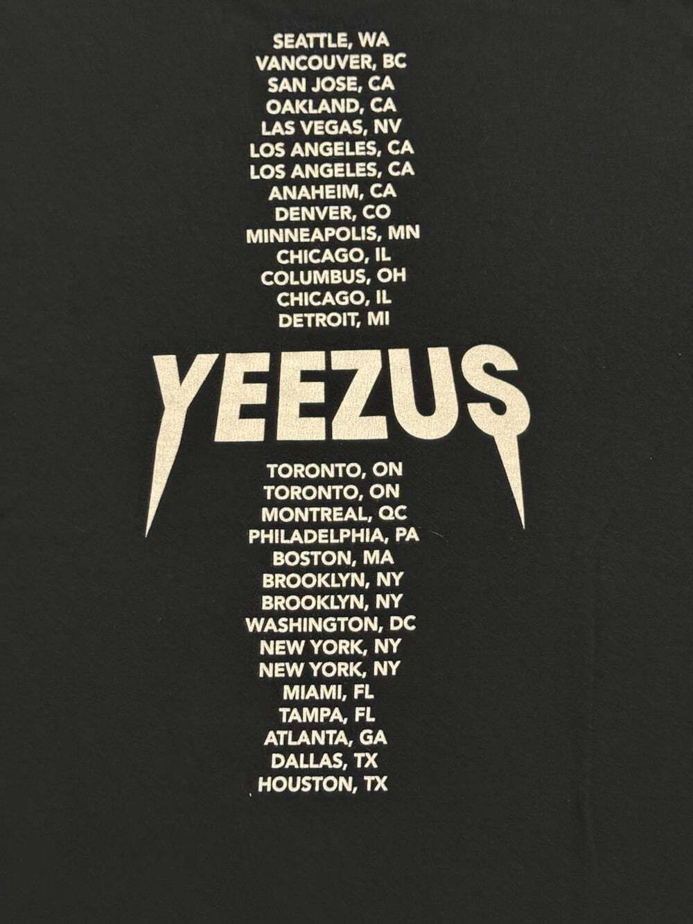 Kanye West Yeezus Ascension Tour T-Shirt Very Rare Mens Medium - Picture 8 of 8